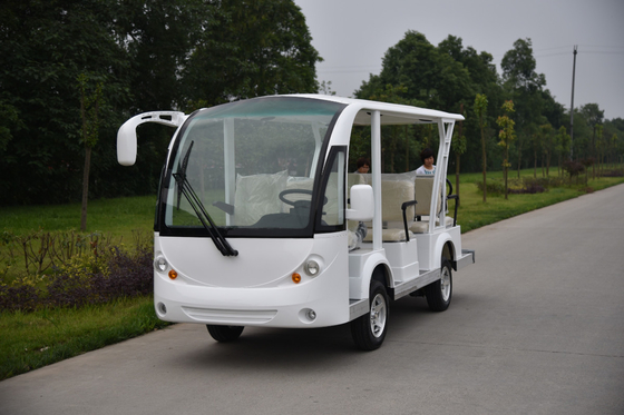 Customized Mini Electric Sightseeing Cars Four Wheels With Hydraulic Braking System