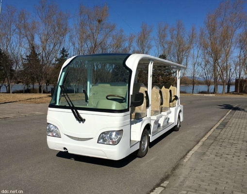 Fashion Design 11 Seats Electric Tourist Car / Electric Sightseeing Bus With 5kw DC Motor